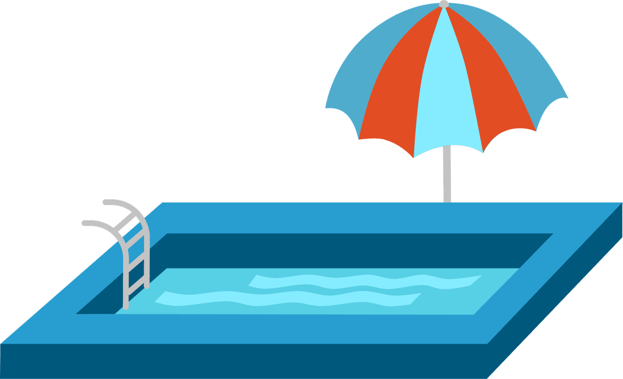 Swimming pool vector clipart images