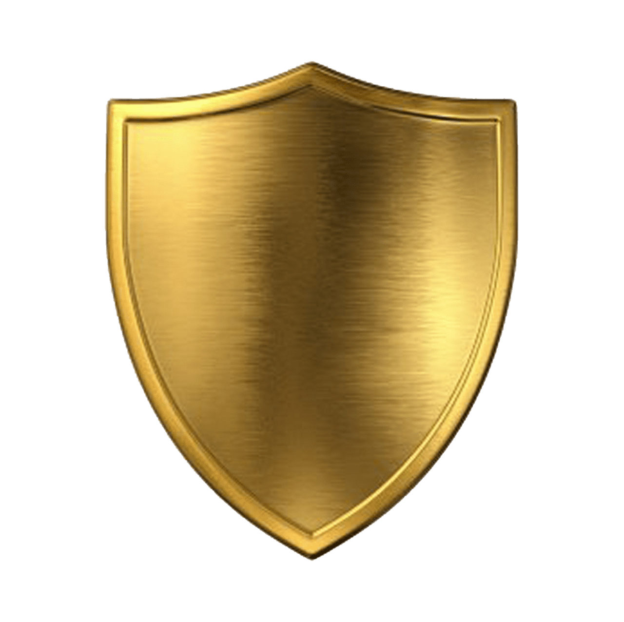 Gold shield clipart image