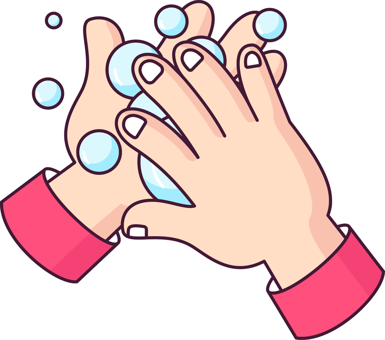 Washing hands wash vector clipart images