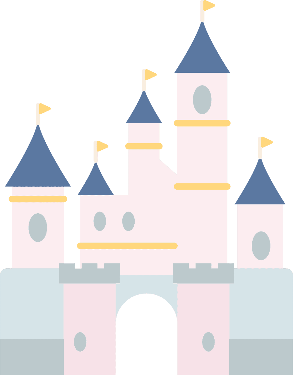 Disney castle vector ipart images creazilla clipart