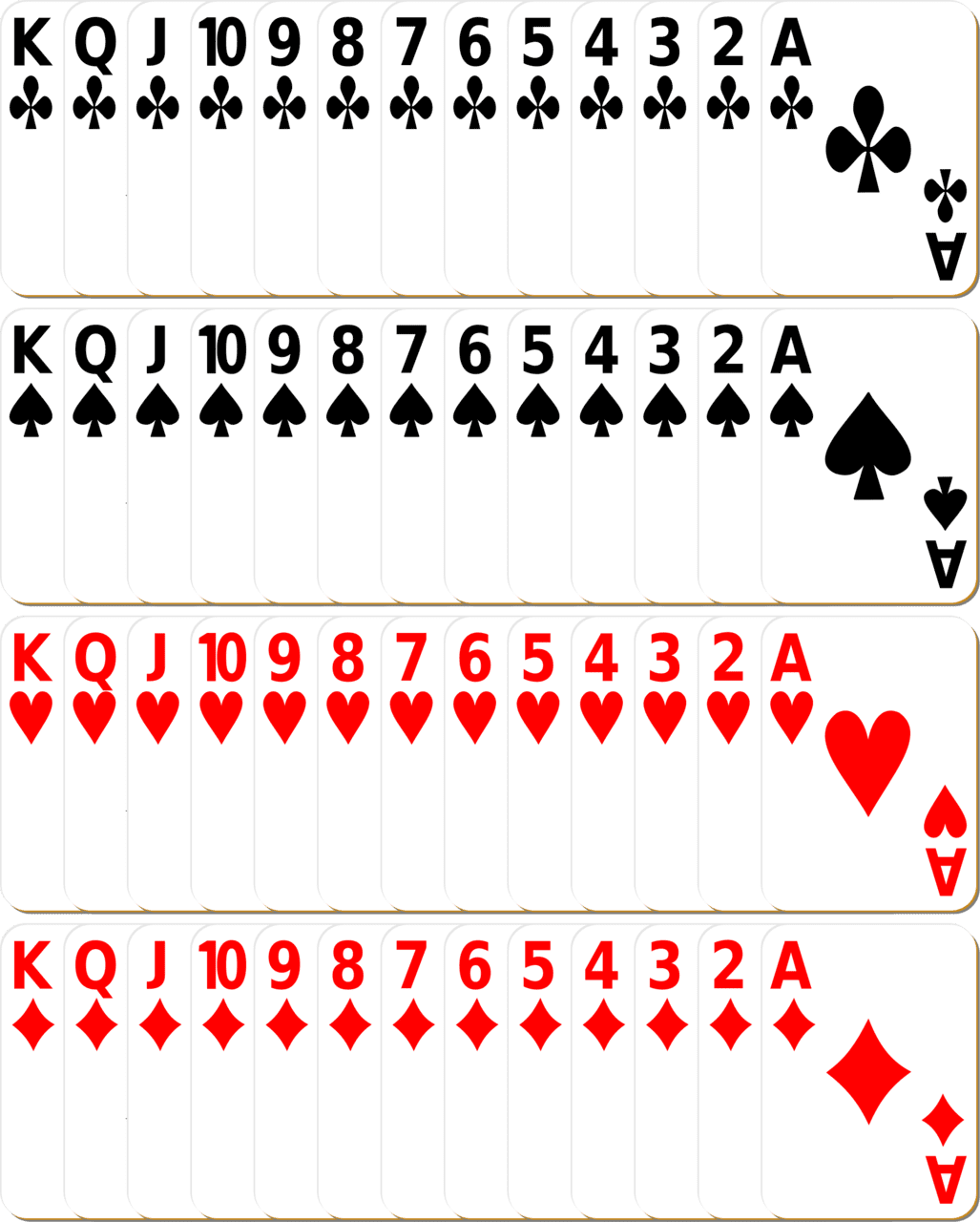 Deck of cards clipart free