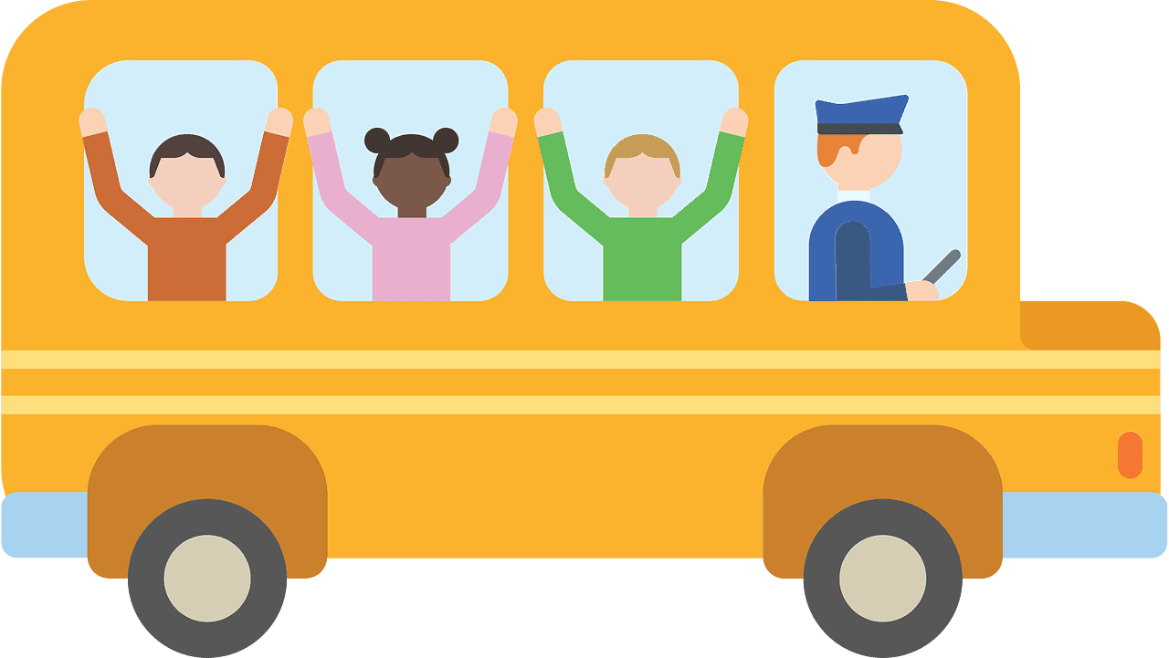 School field trip vector clipart images 2