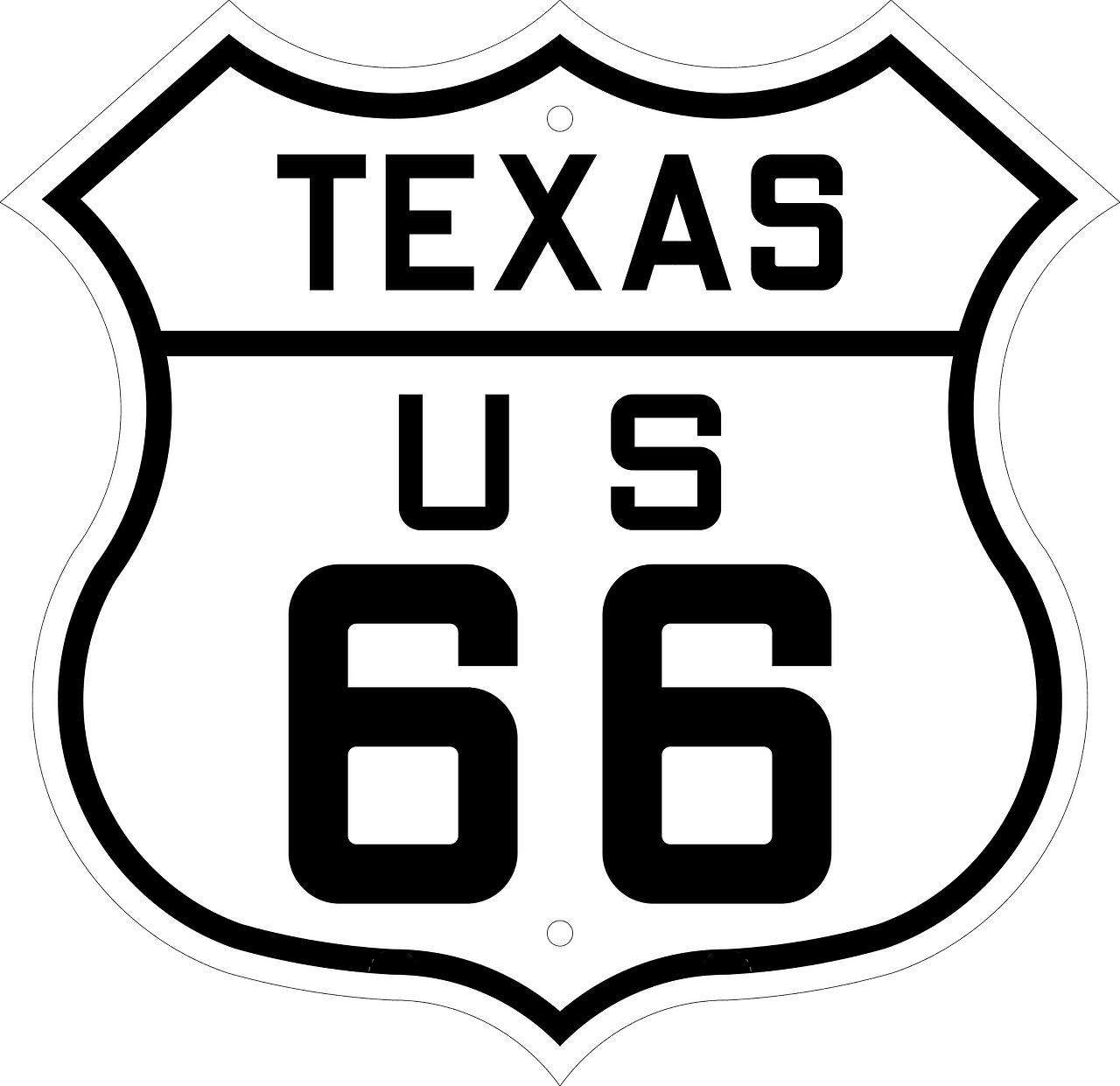 Us route sign texas vector clipart images