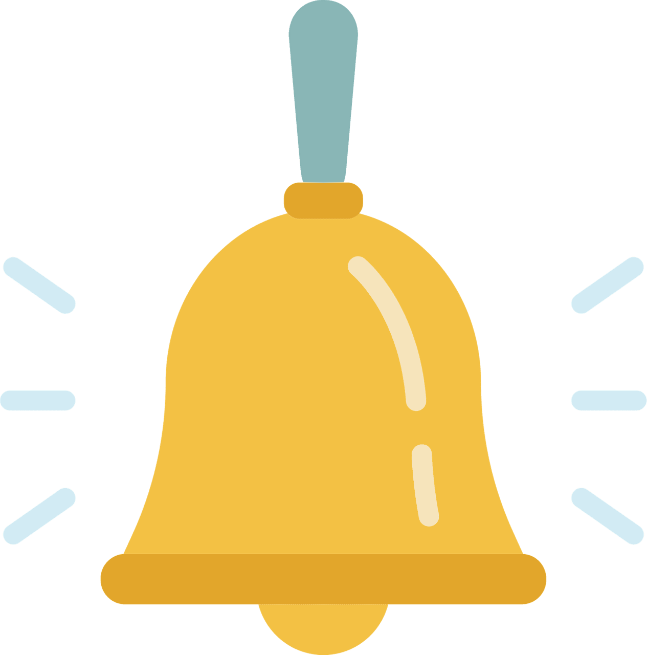 Christmas bell the clipart logo