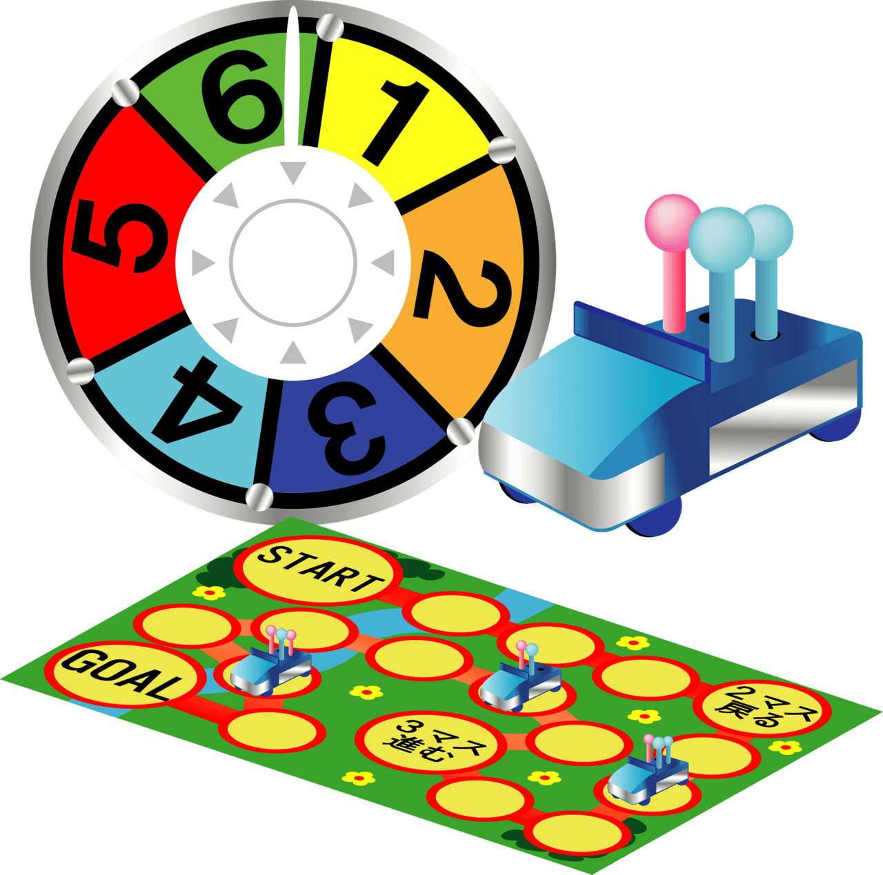 Board games the game of life toy vector clipart images