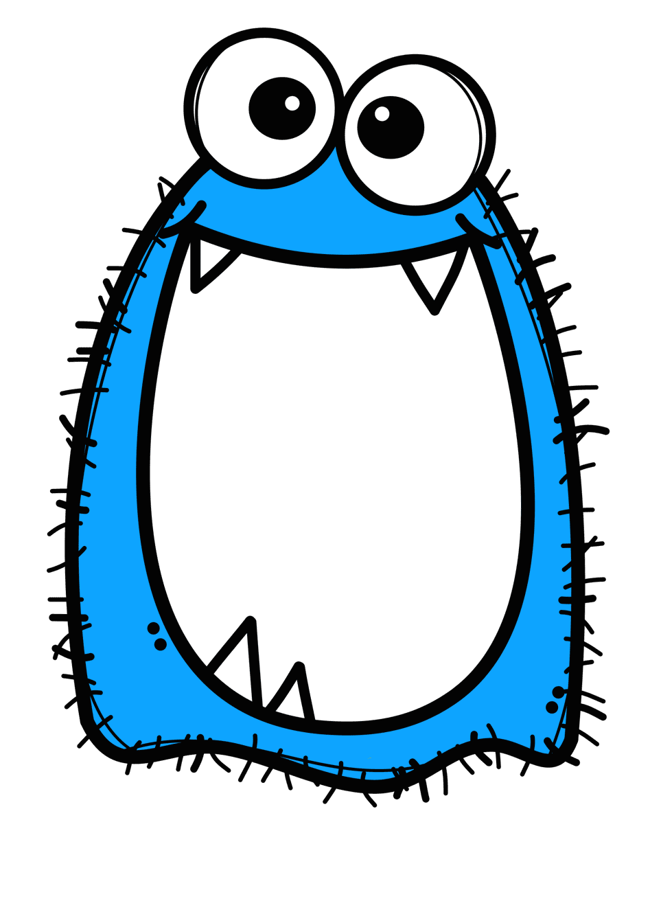 Monster face ideas cute monsters clipart logo