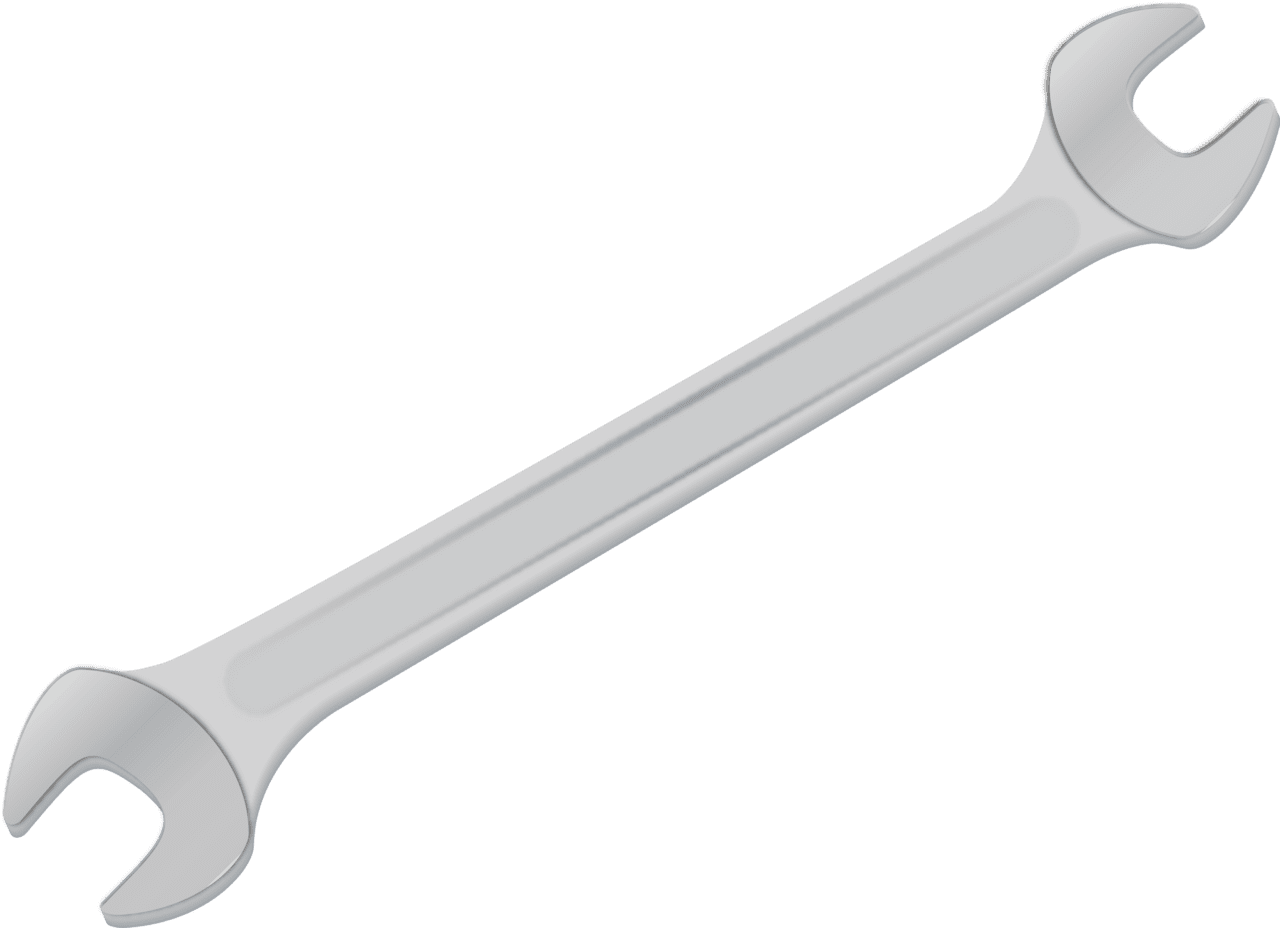 Wrench vector clipart images 9