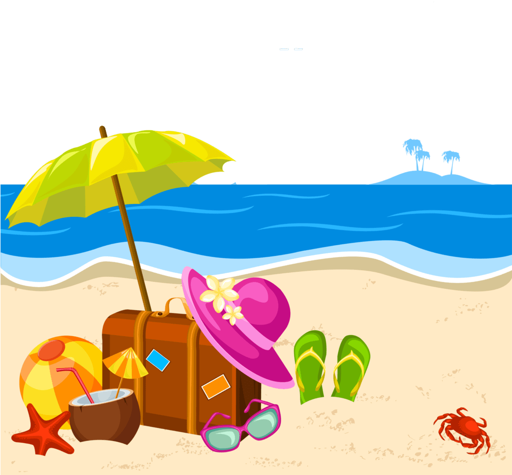 Summer clipart vacation transparent