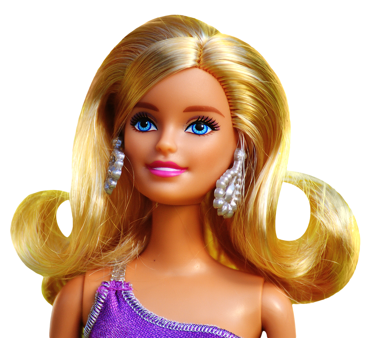 Barbie doll hairstyle hq image clipart