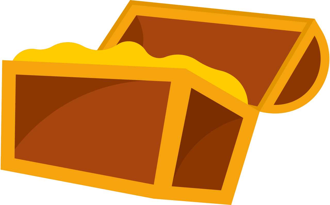 Treasure chest vector clipart images 6