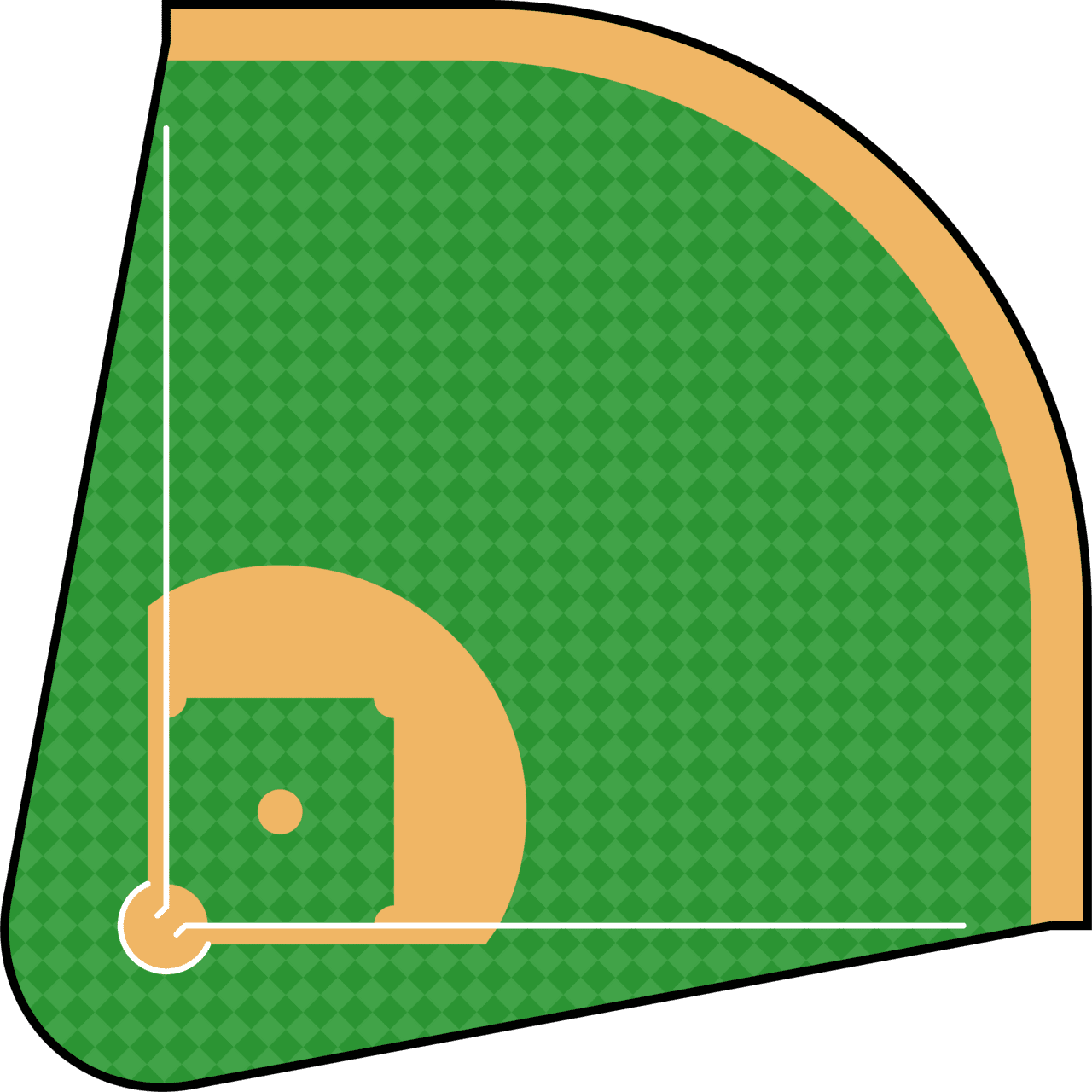 Baseball field join the org az impact clipart vector