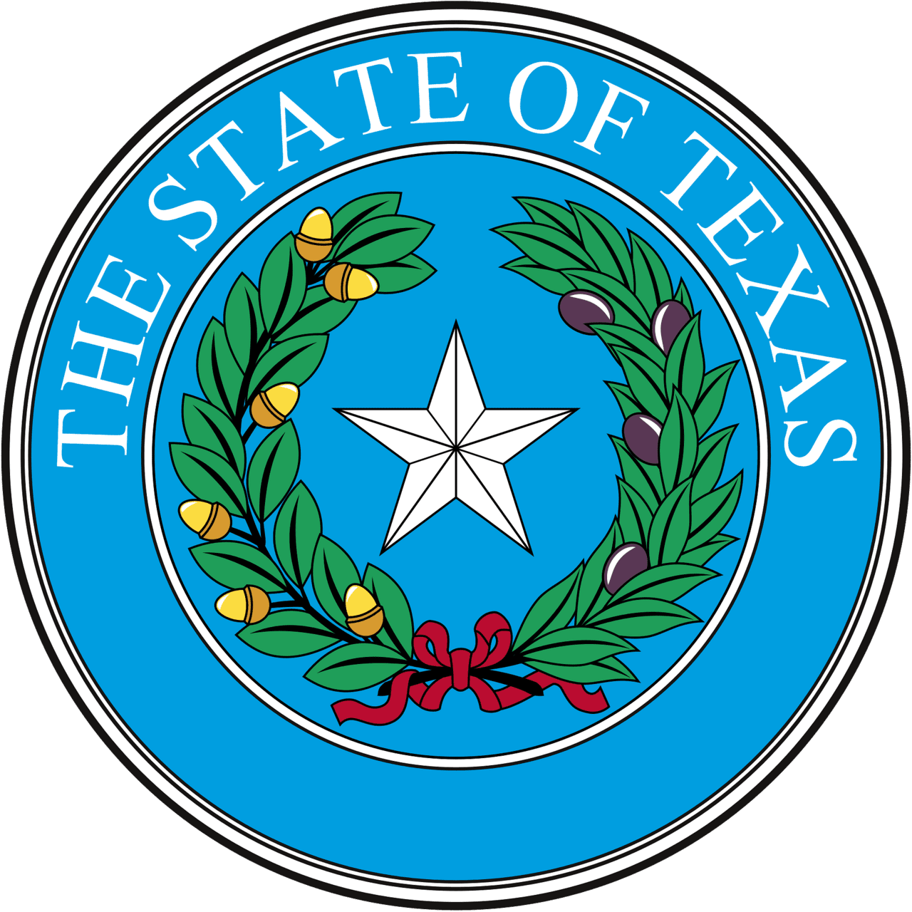 Seal of texas vector clipart images