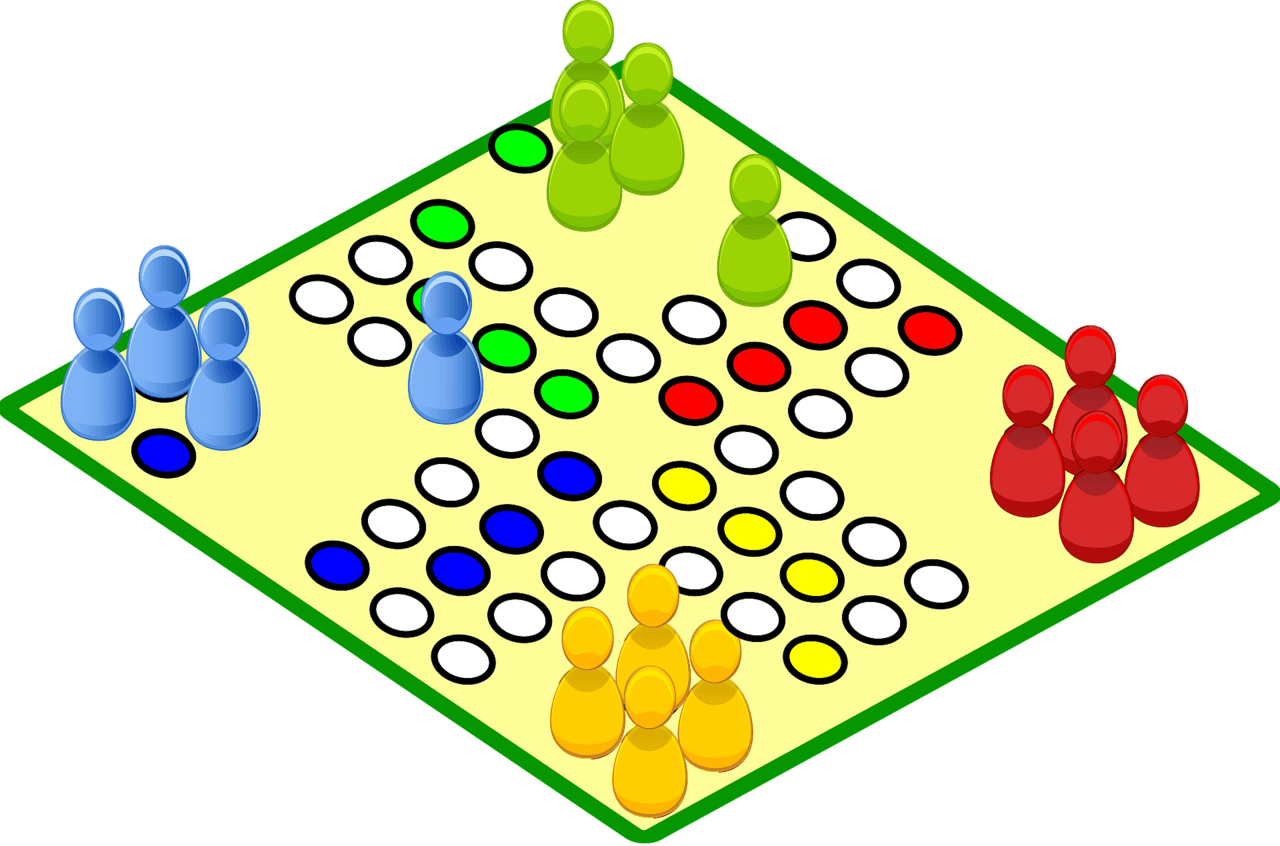 Board games game for night vector clipart images