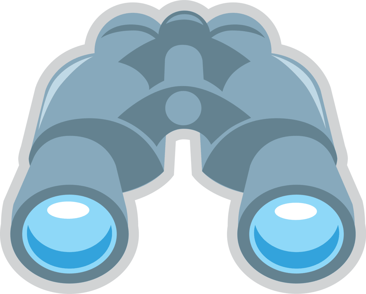 Binoculars vector clipart images 4