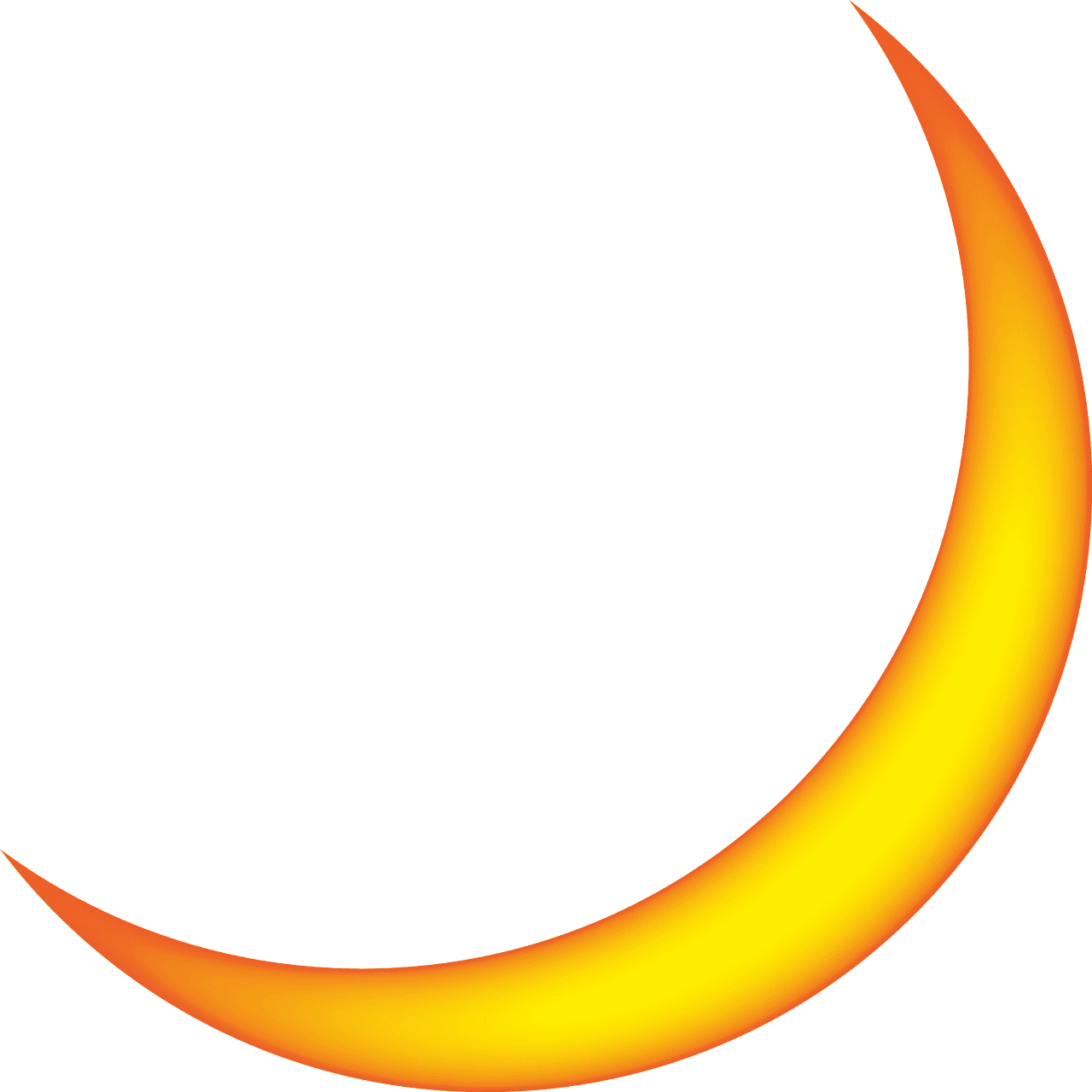 Eclipse crescent moon clipart images