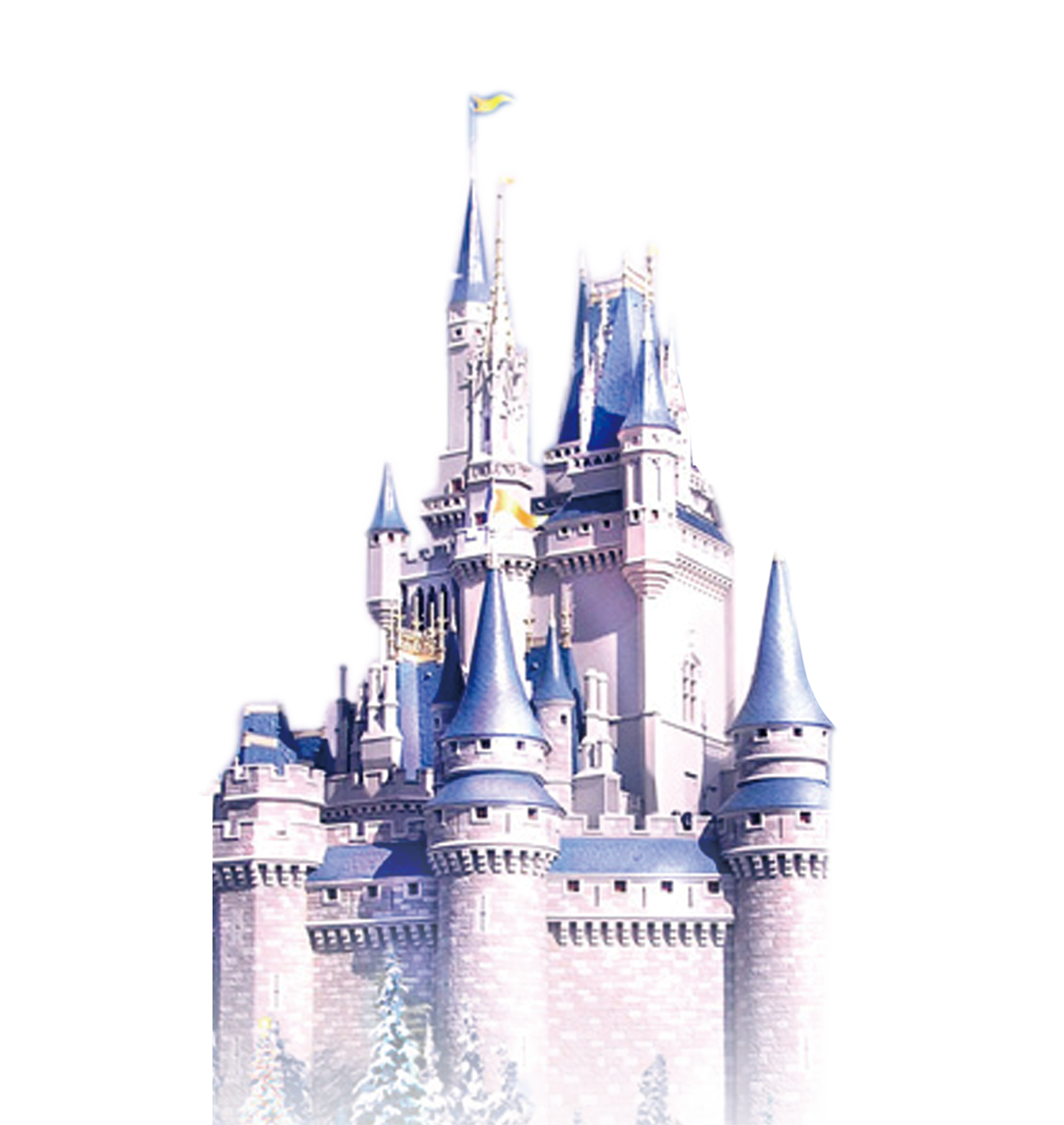 Disney castle pin page clipart photo