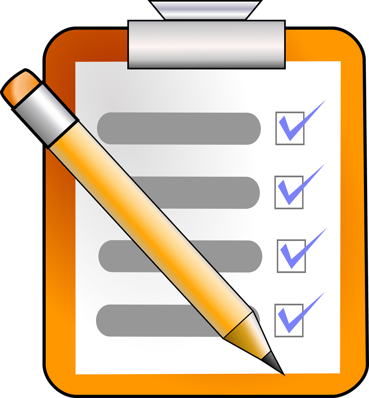 Checklist task to do vector graphic clipart