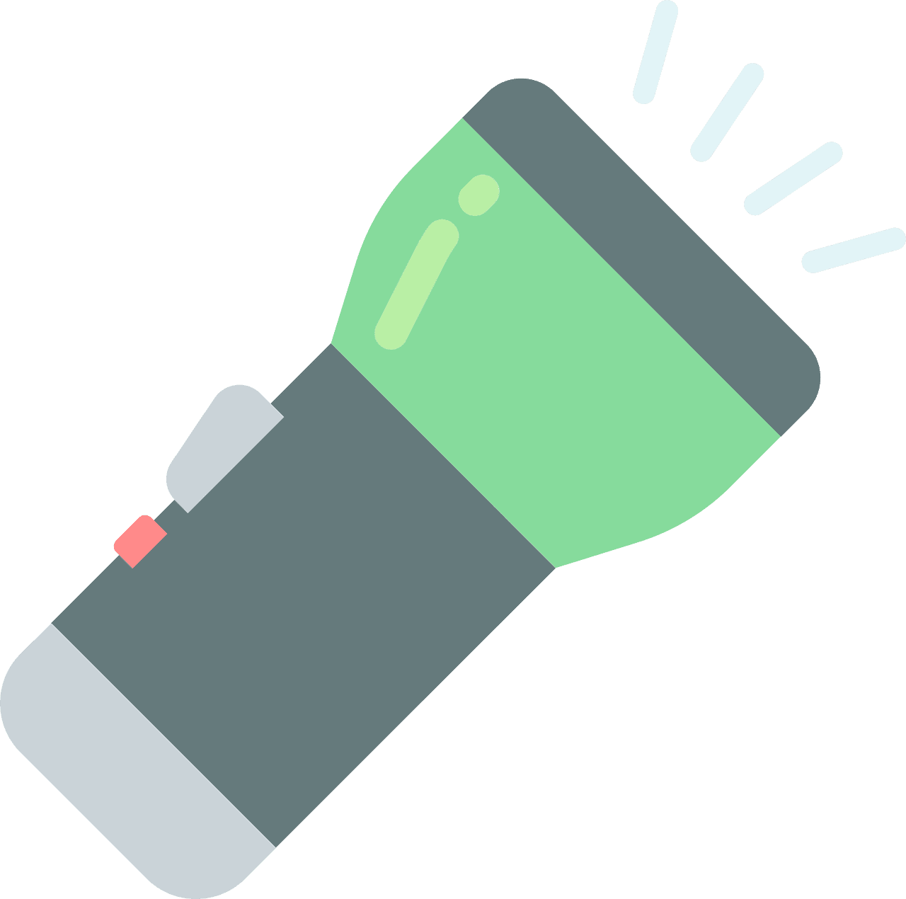 Flashlight vector clipart images 3