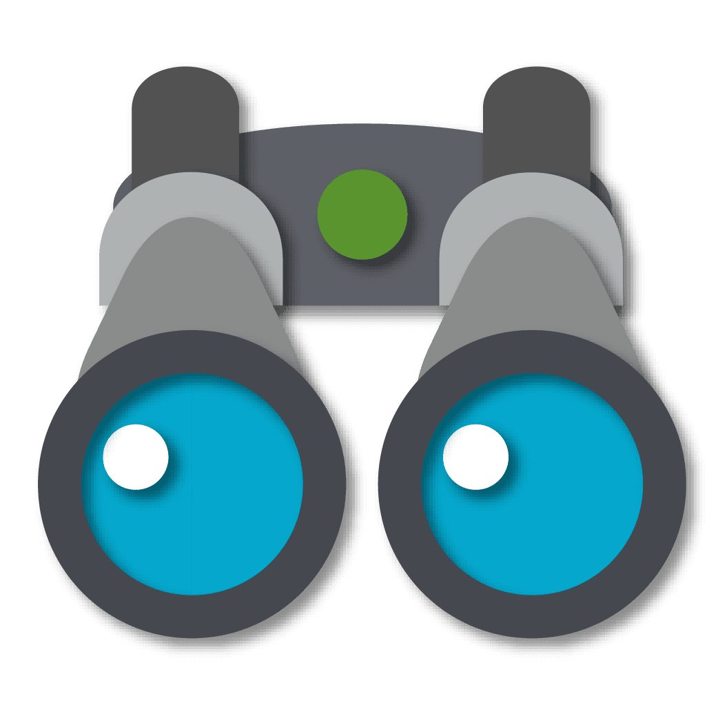 Binoculars spotter tool clipart vector