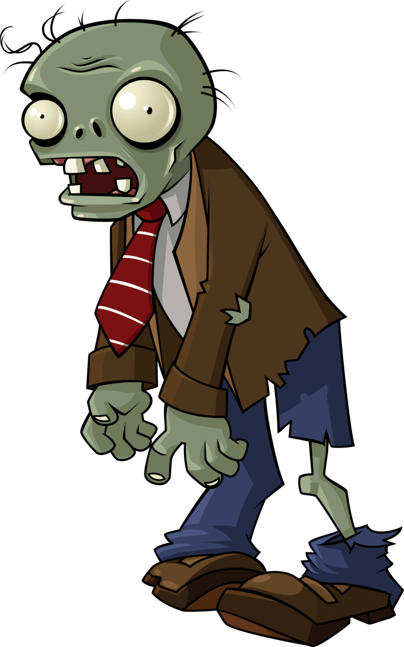 Zombie plants vs clipart image