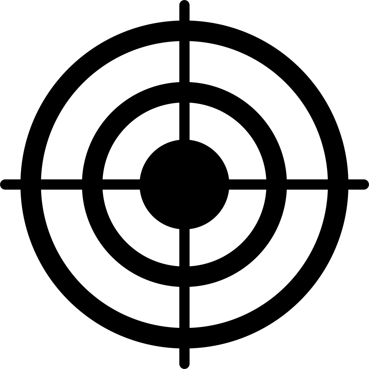 Target simple circles clipart photo