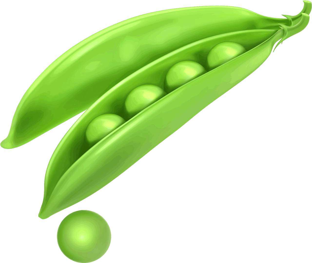 Veggie organic green pea healthy snack nutrient rich eco friendly produce fresh legumes clipart free