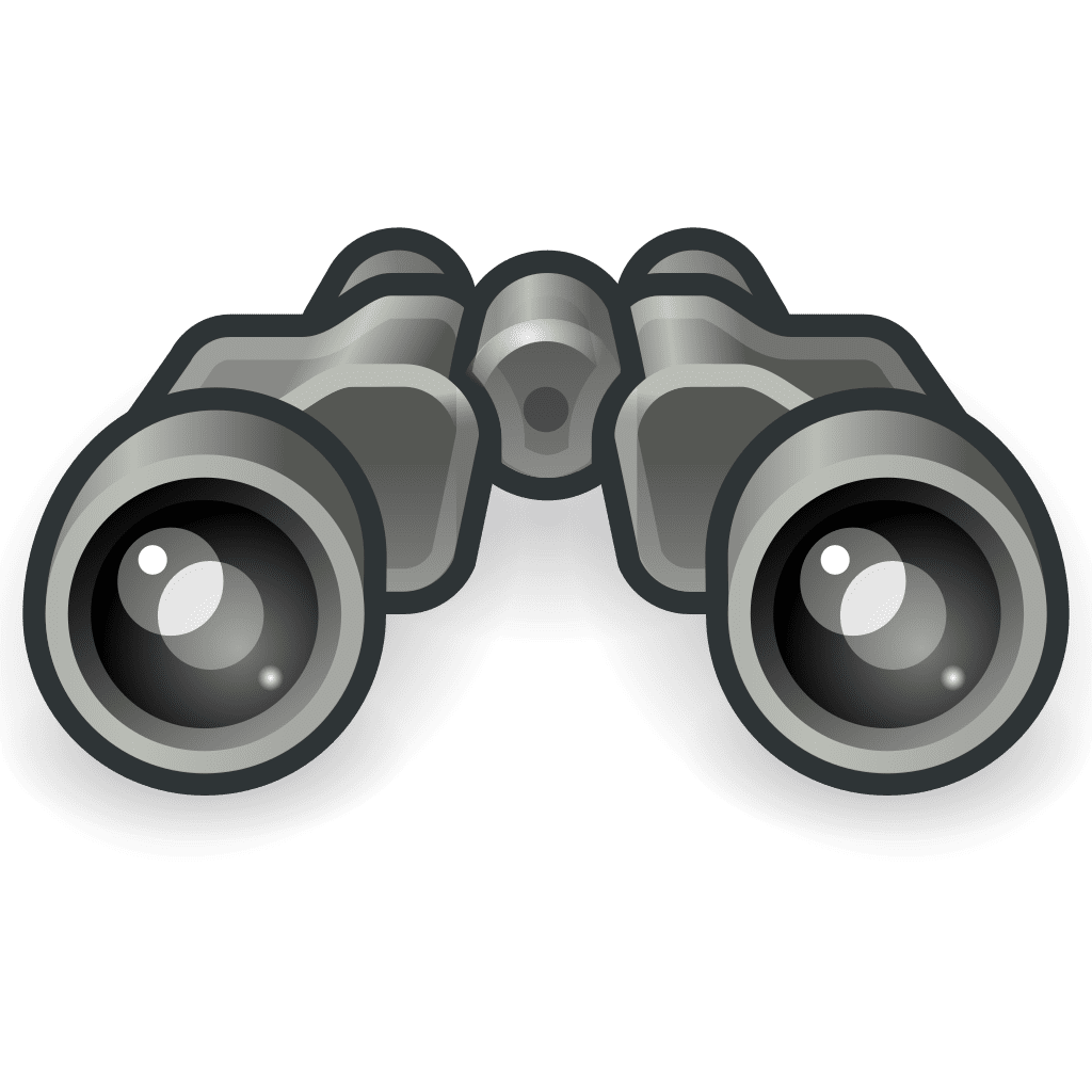 Binoculars gno edit find clipart transparent