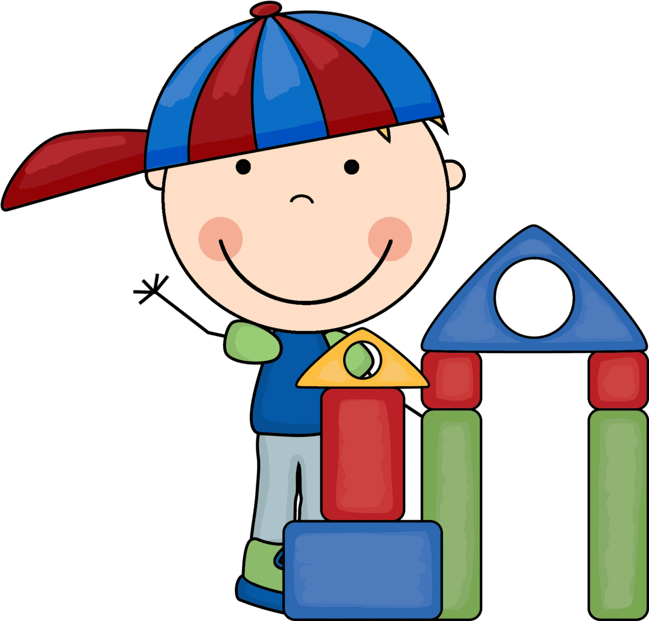 Blocks pin page clipart photo