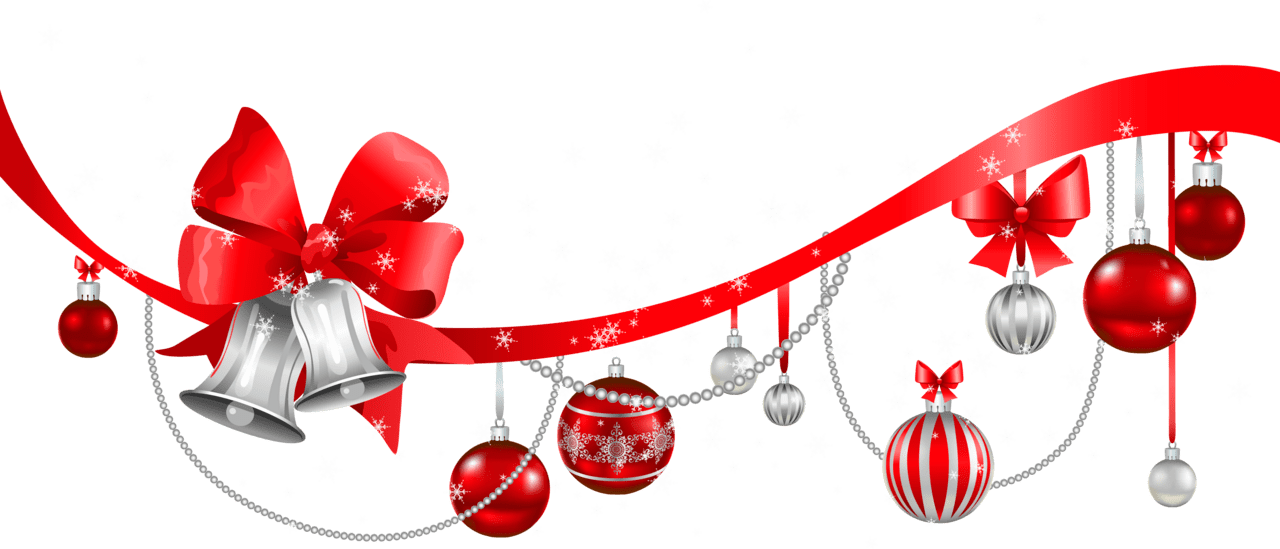 Christmas garland decoration clipart free