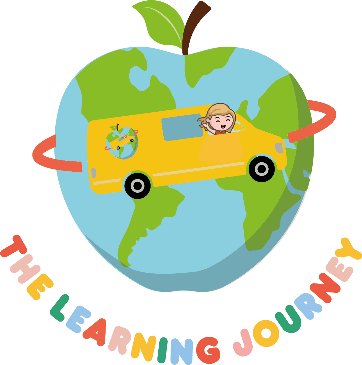 Field trip transporting learning clipart image