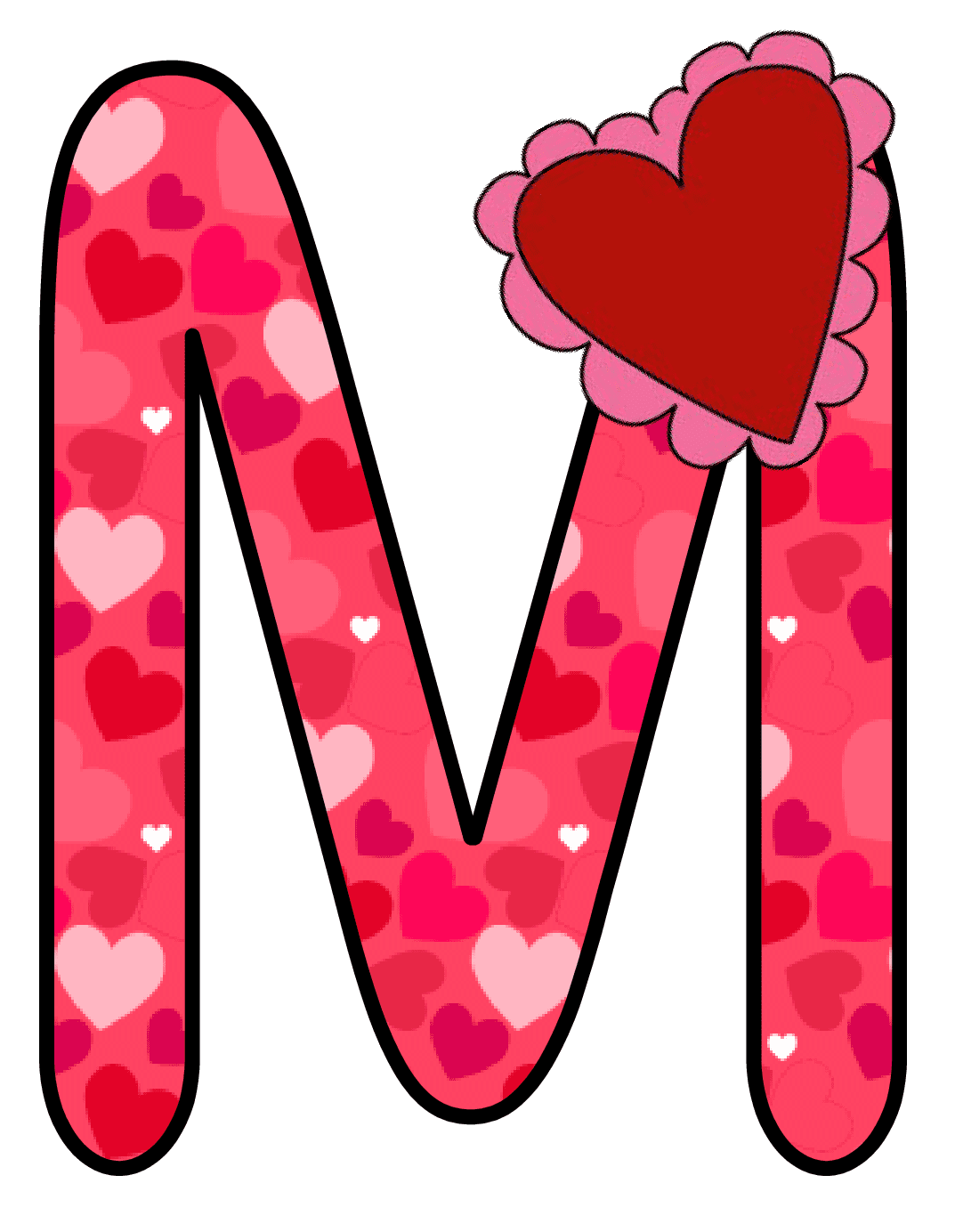 Alphabet pin page clipart vector 3
