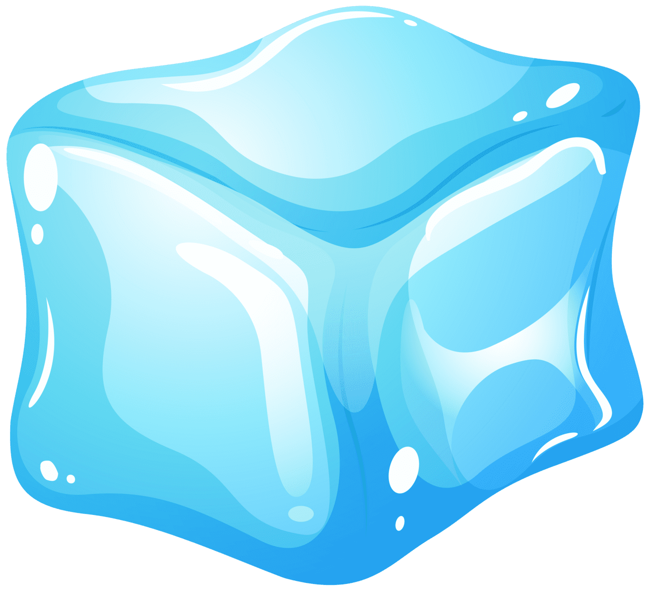 Ice cube blue clipart best free