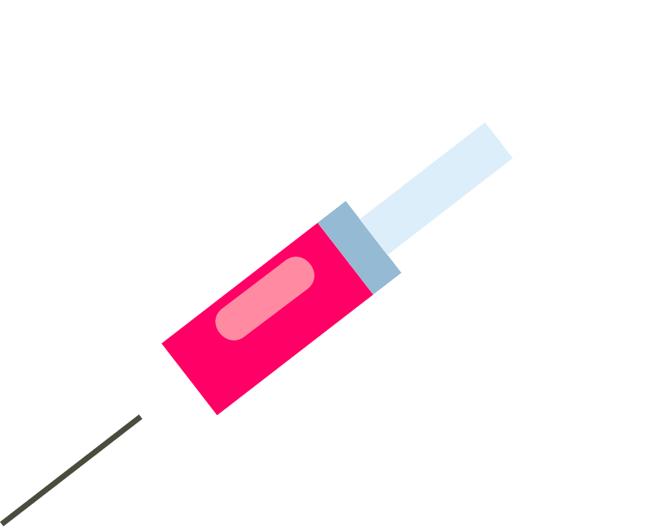 Injection syringe vector clipart images