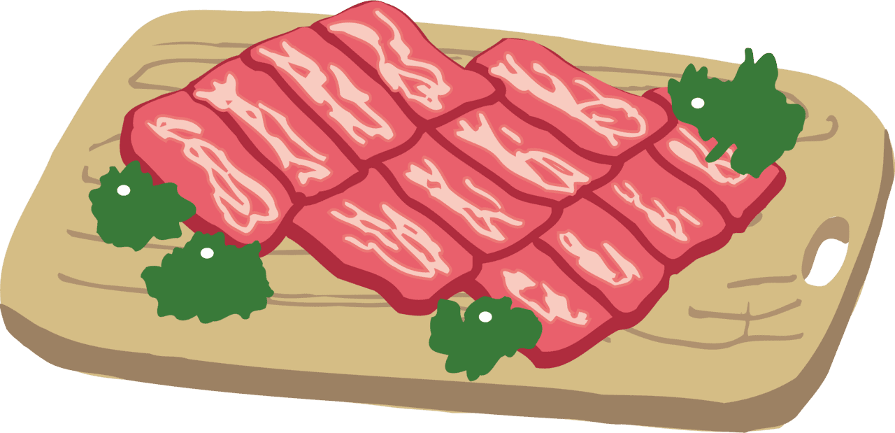 Beef meat vector clipart images