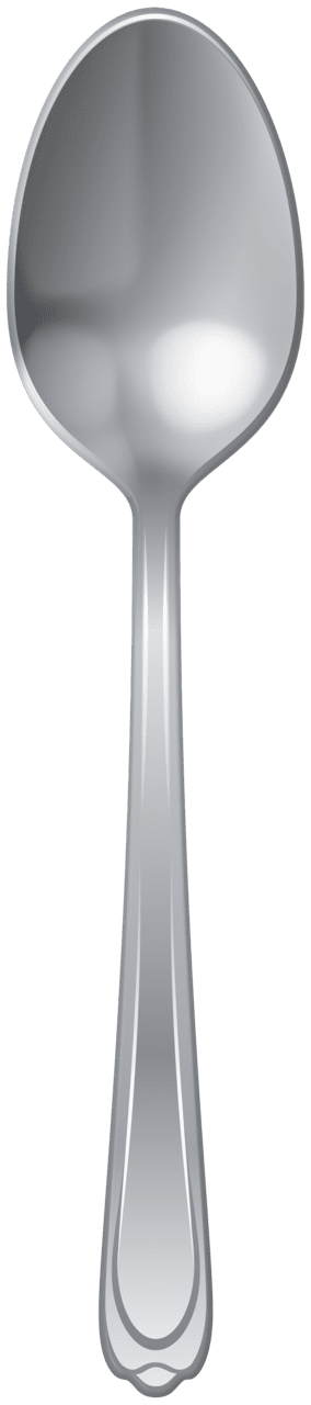 Stainless steel spoon clipart best vector