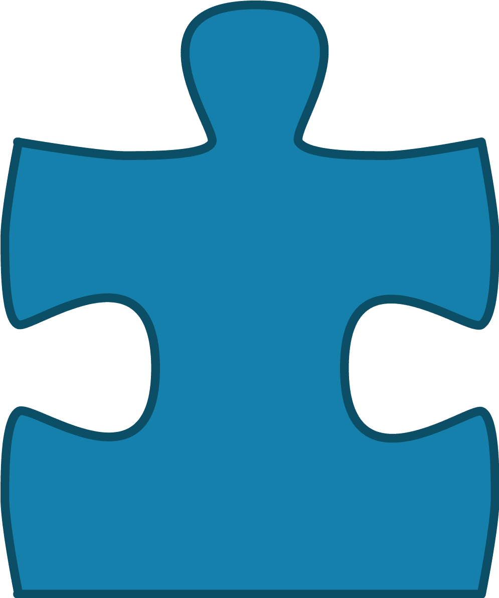Puzzle piece page clipart picture