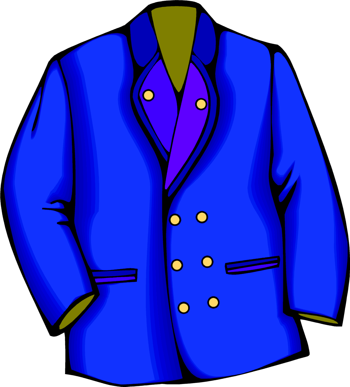 Jacket clip black and white blazer coat clipart image with no background