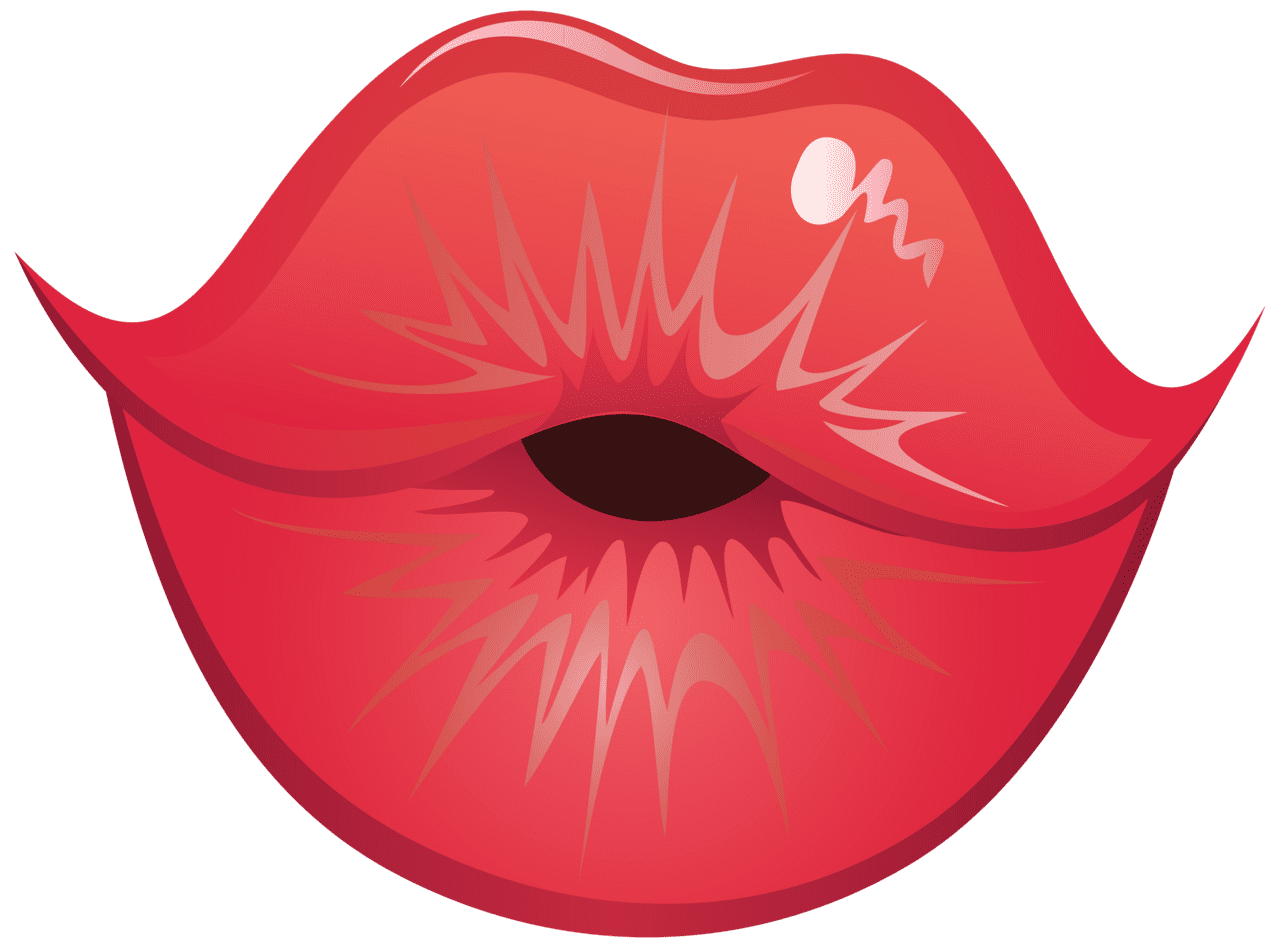 Kiss lips clipart best vector
