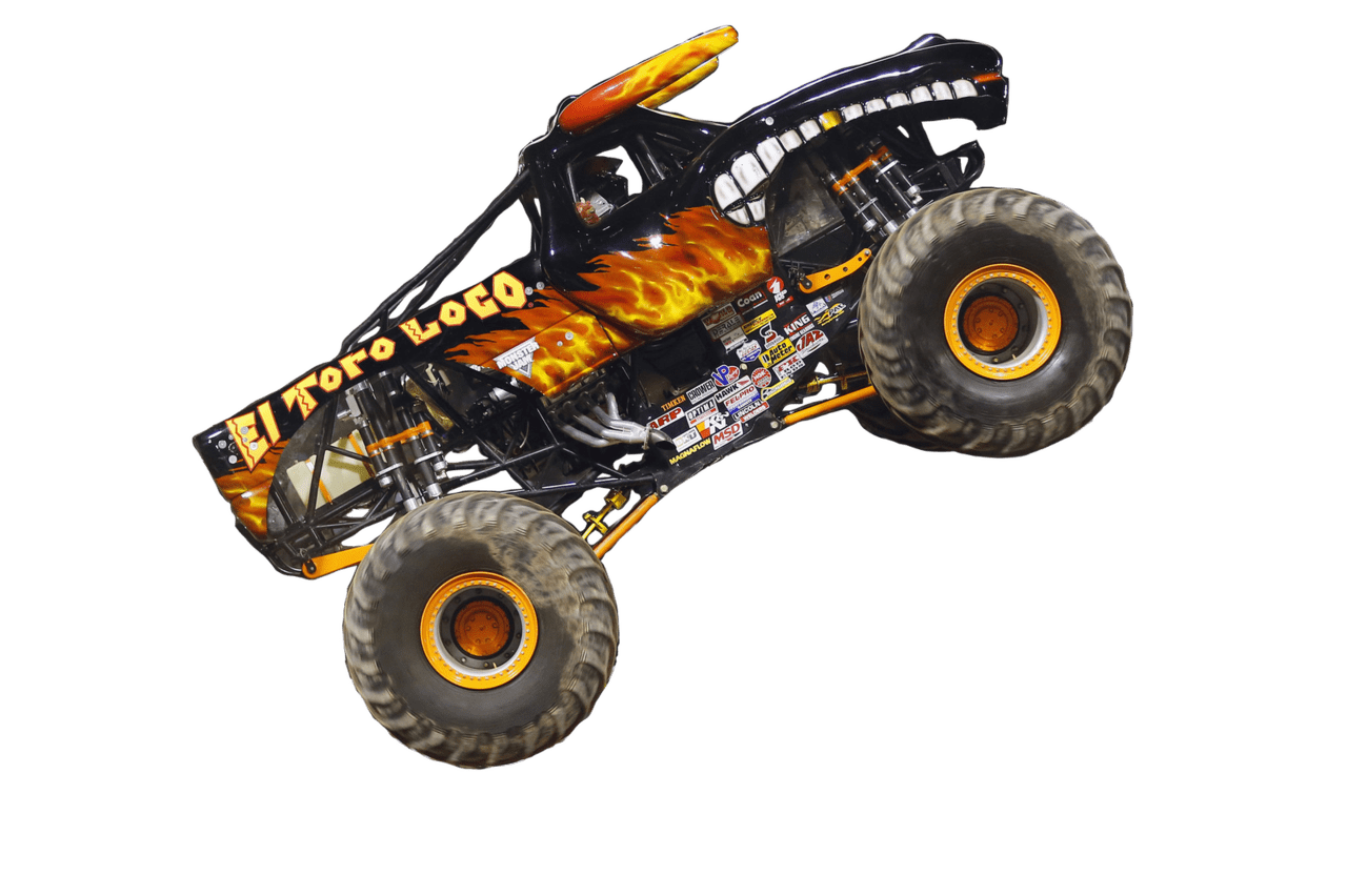 Wicked monster truck clipart free