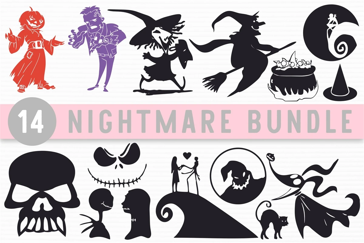 Nightmare before christmas collection jack skellington clipart free