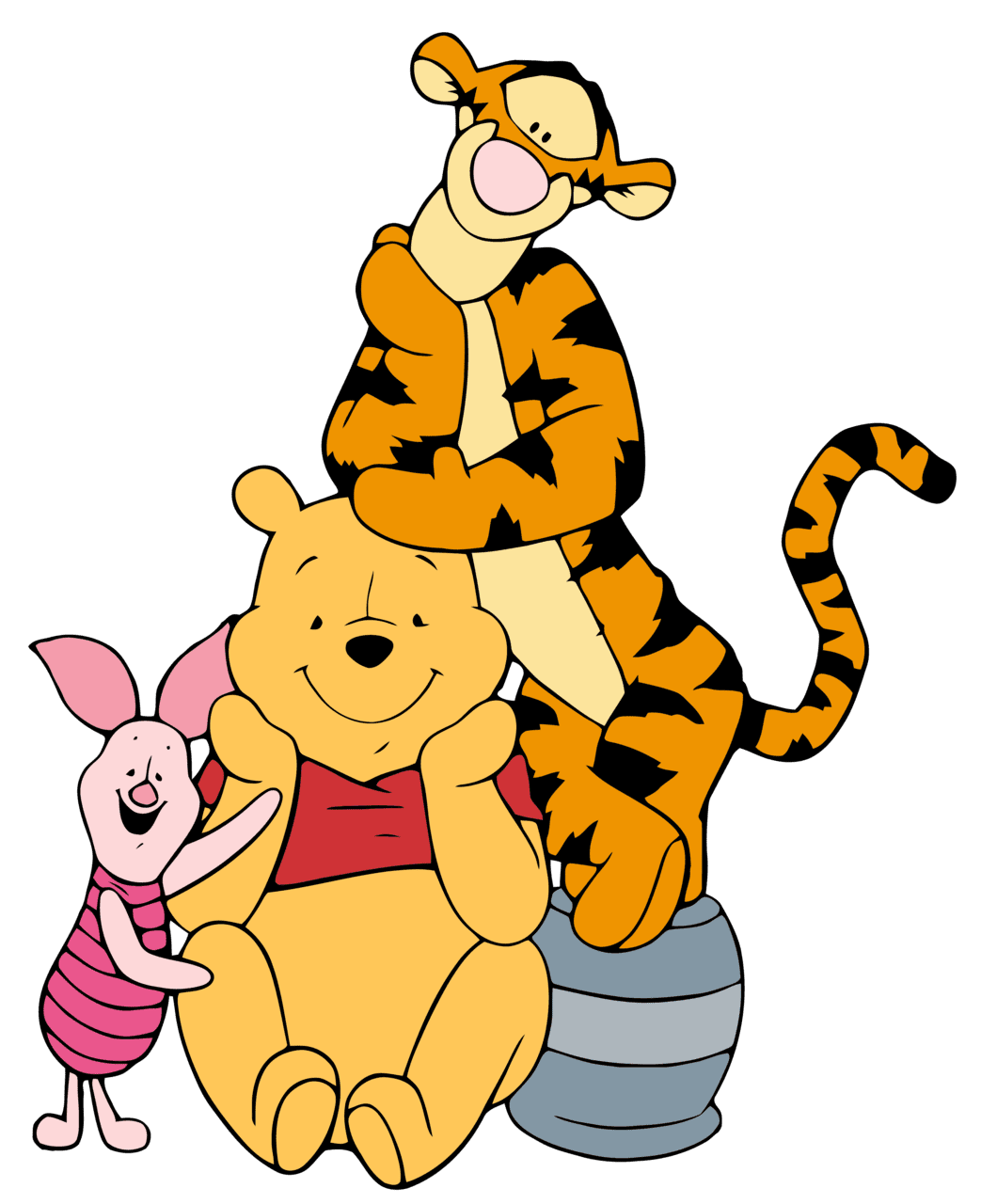 Winnie tigger piglet the pooh clipart cartoon clip art