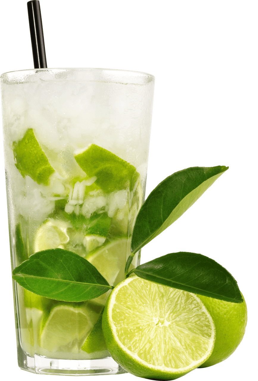 Ice cube green lemon dr glass clipart picture