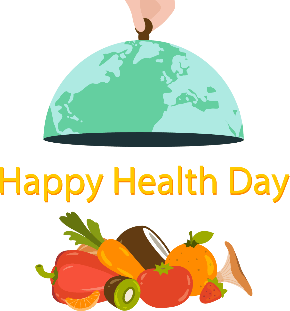 Health national food day delivery clipart image