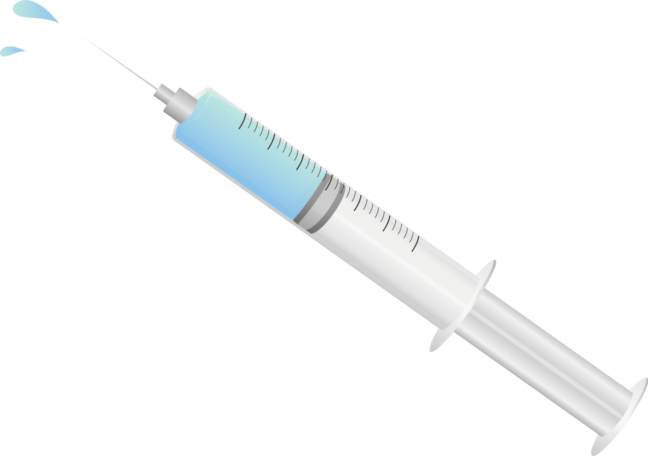 Syringe used in health care vector clipart images