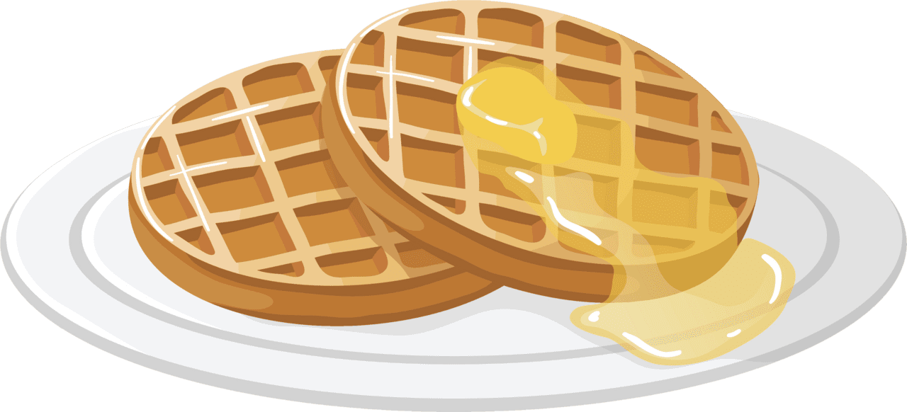 Waffle photo all clipart