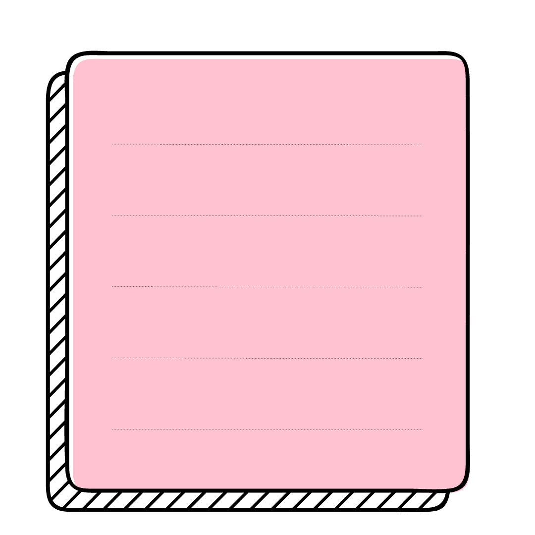 Post it note pin page clipart background 2