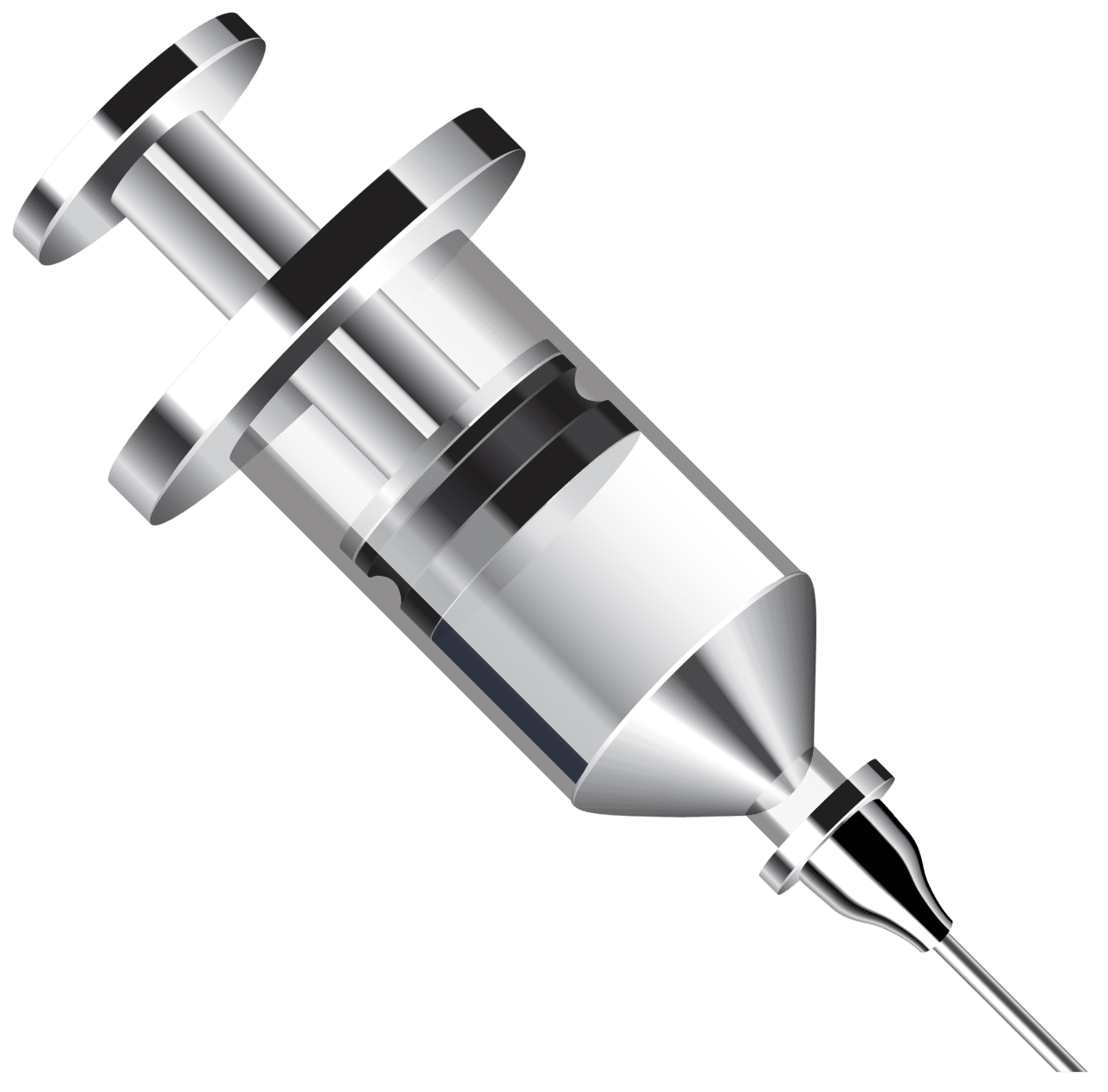 Metal syringe clipart best background