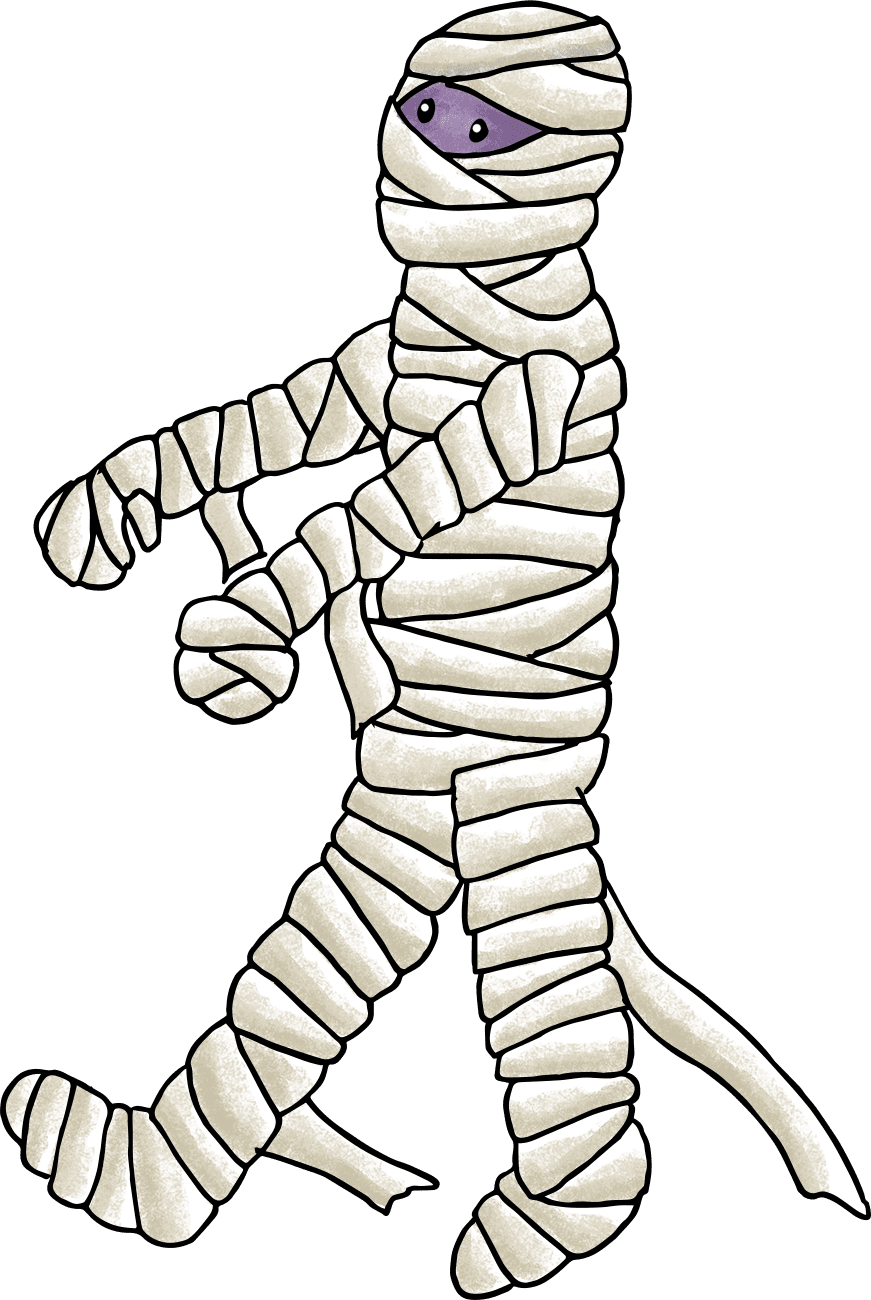Mummy the game gal clipart logo