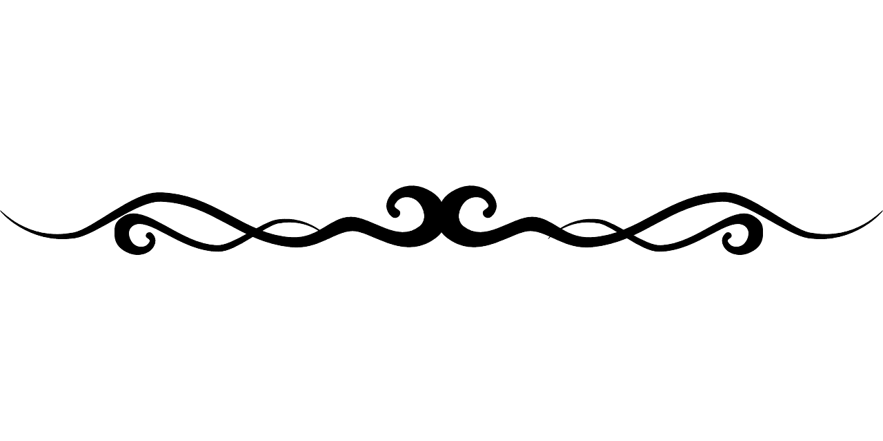 Decorative line clipart vector