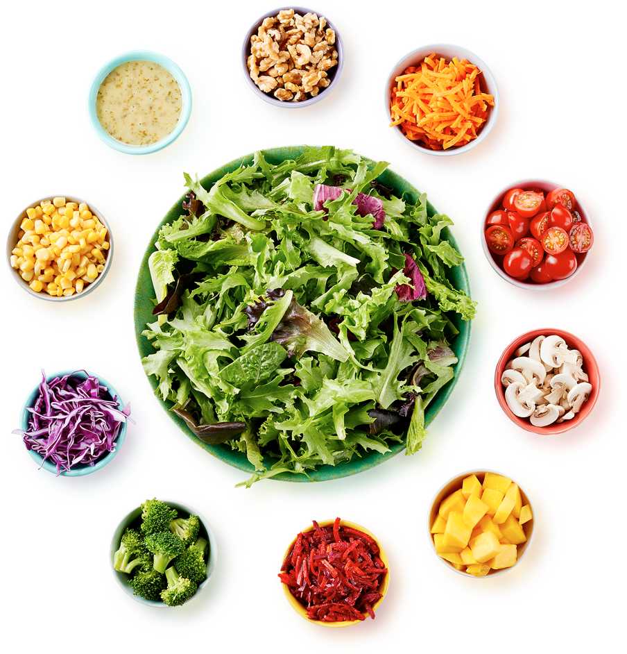 Salad bar garden clipart large size image